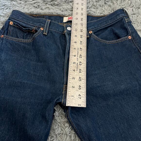 Levi’s 501 Buttonfly Blue Jeans Men’s 34 x 32 - Picture 8 of 9